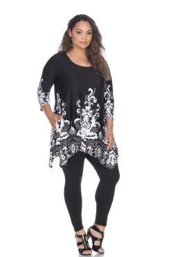Yanette Tunic Top - Plus
