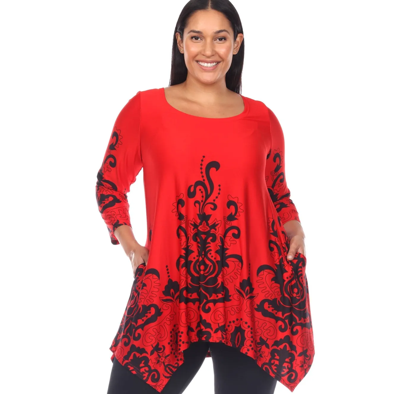 Yanette Tunic Top - Plus