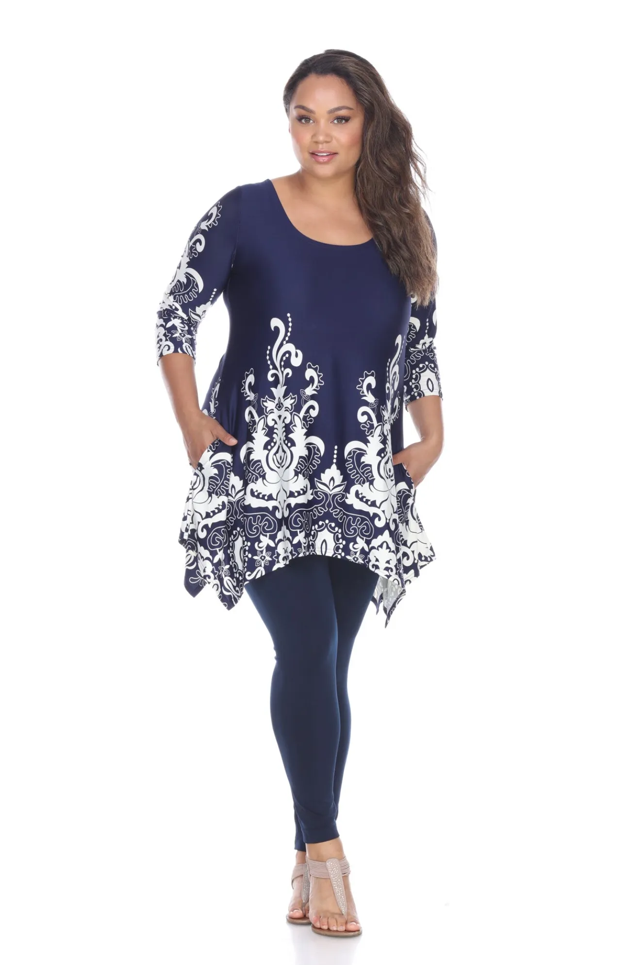 Yanette Tunic Top - Plus