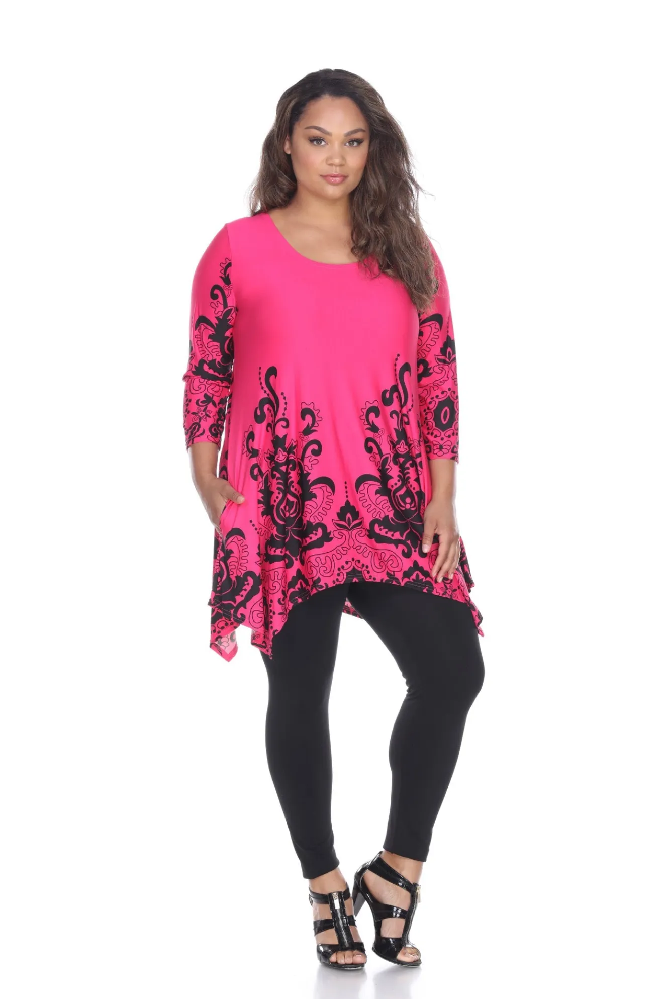 Yanette Tunic Top - Plus